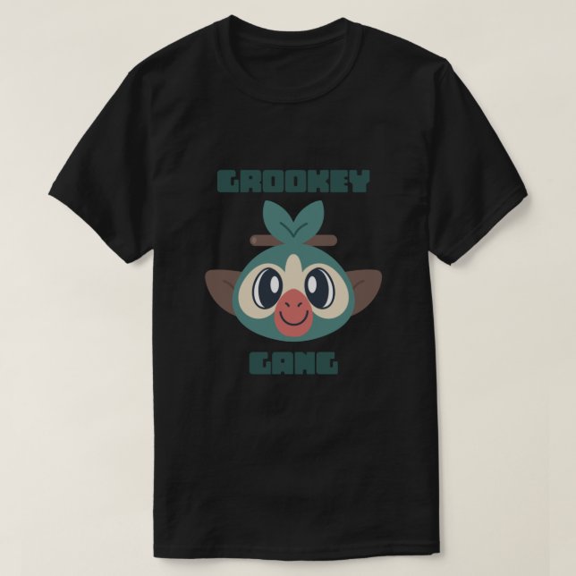 Camiseta GRUPO DE GROOKEY - Equipo Grookey - Generación 8 S (Diseño del anverso)