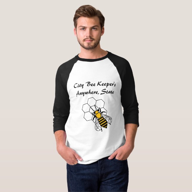 Camiseta - Grupo de Guardianes de la Abeja Urbana (Anverso completo)