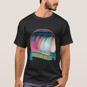 Camiseta Grupo de Ilustraciones de las Cataratas del Niágar