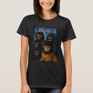Camiseta Grupo de jugadores amantes de los gatos en auricul