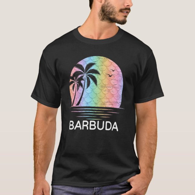 Camiseta Grupo de la Familia Barbuda Mermaid Vacation Beach (Anverso)