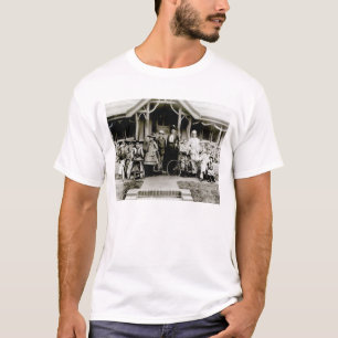 Camiseta Grupo de la familia, c.1900 (foto de b/w)