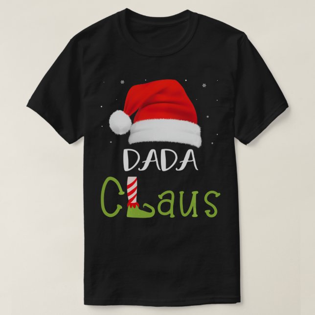 Camiseta Grupo de la familia Dada Claus coincidiendo con Ch (Diseño del anverso)