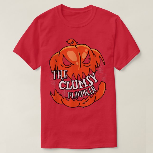 Camiseta Grupo de la familia de calabazas dispar de forma t (Diseño del anverso)
