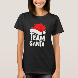 Camiseta Grupo de la familia Team Santa Navidades coincidie