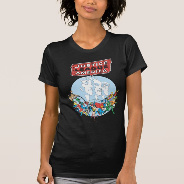 Camiseta Grupo de la Liga de la Justicia (Anverso)