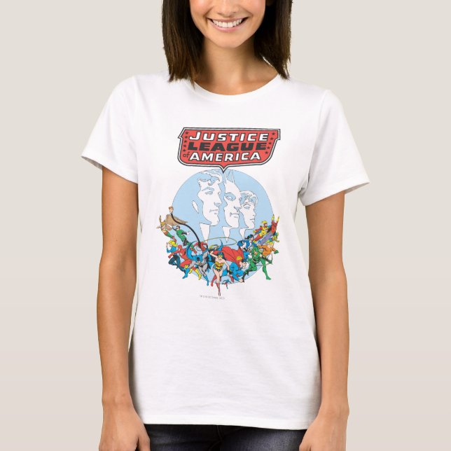 Camiseta Grupo de la Liga de la Justicia (Anverso)