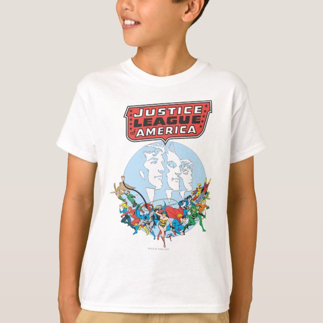 Camiseta Grupo de la Liga de la Justicia (Anverso)