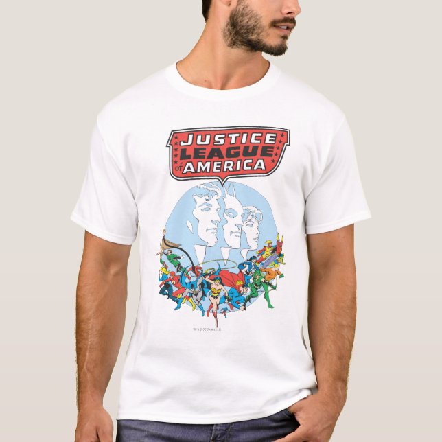 Camiseta Grupo de la Liga de la Justicia (Anverso)