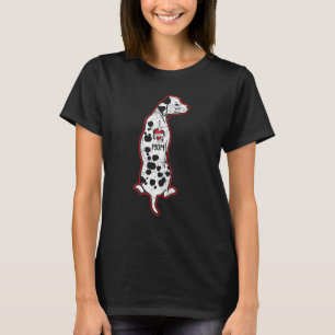 Camiseta Grupo de Manchas de Amor de Pata Dueña de Dálmata