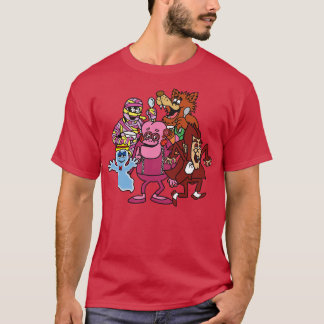 Camiseta Grupo de monstruos de cereales