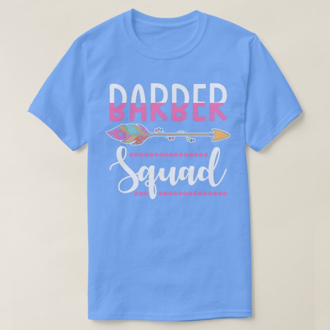 Camiseta Grupo de Mujeres de Barber Squad Hairdressing (Diseño del anverso)