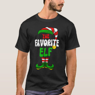 Camiseta Grupo de Navidad con Pijamas de Duende Favoritos