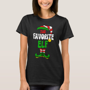 Camiseta Grupo de Navidad con Pijamas de Duende Favoritos