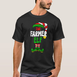 Camiseta Grupo de Navidad de Duende Granjero con Pijama a J