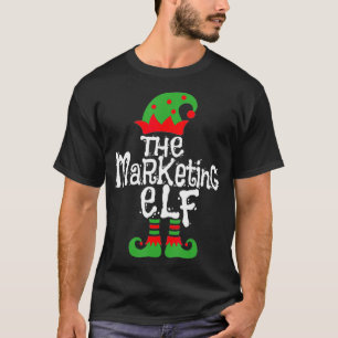 Camiseta Grupo de Navidades de la Familia Elf de Marketing
