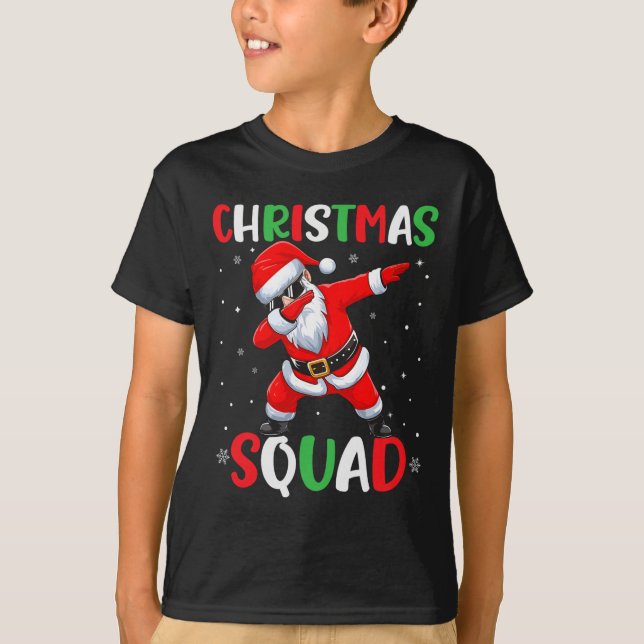 Camiseta Grupo de navidades de la familia Squad coincidiend (Anverso)