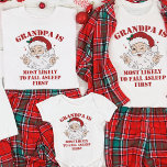 Camiseta Grupo De navidades Más Probable Con El Personaliza<br><div class="desc">Eleva tu espíritu vacacional con nuestro grupo de Navidades "Más probables" Personalizados Funny Santa T-Shirts, perfecto para toda tu familia o grupo de amigos. Estos camisetas festivos son una manera divertidísima de celebrar las peculiaridades y personalidades únicas de su reunión. Personalizar la declaración en cada camisa para resaltar juguetamente las...</div>