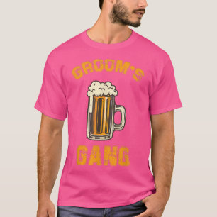 Camiseta Grupo de novios con cerveza para la despedida de s