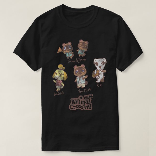 Camiseta Grupo de Nuevos Horizontes Cruzando Animales Nombr (Diseño del anverso)