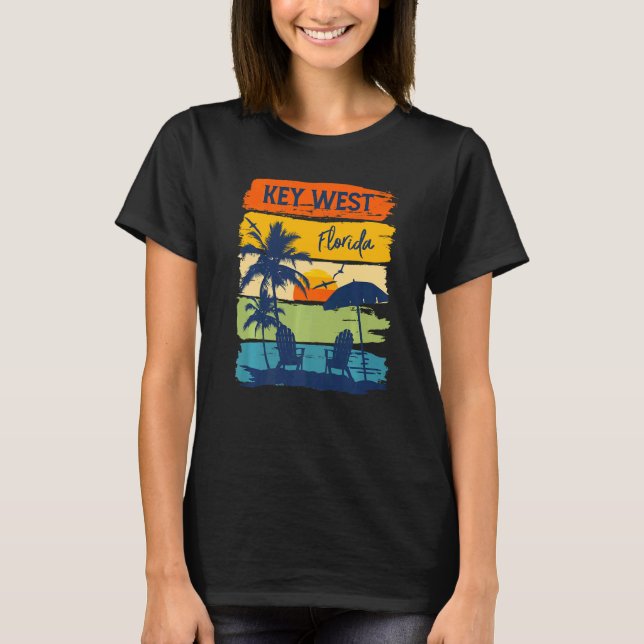 Camiseta Grupo de Parejas Vacacionales Key West Florida 202 (Anverso)