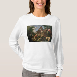 Camiseta Grupo de pastores con un caballo