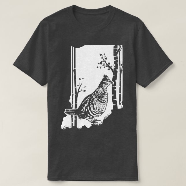 Camiseta Grupo de perdices de caza (4) (Diseño del anverso)