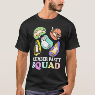 Camiseta Grupo de pijamas Squad de fiesta de pijamas Gatos 