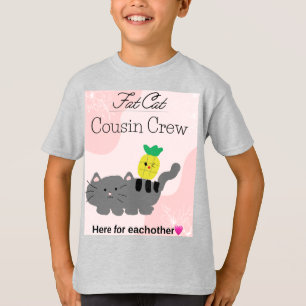 Camiseta Grupo de primos Fat Cat