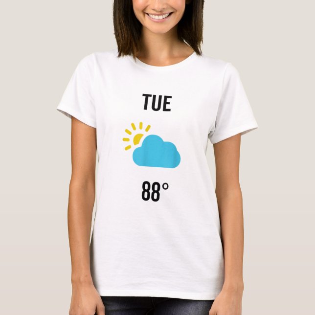Camiseta Grupo de pronóstico del tiempo Costuma Halloween M (Anverso)