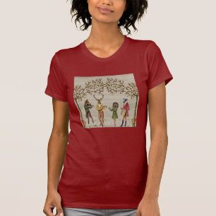 Camiseta Grupo de ratones de animales de Woodland
