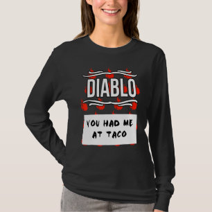 Camiseta Grupo de Salsas Picantes Halloween Salsa Diablo Me