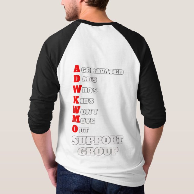 Camiseta Grupo de soporte de A.D.W.K.W.M.O. (Reverso)