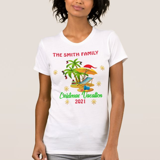 Camiseta Grupo de vacaciones de crucero de navidades coinci (Anverso)