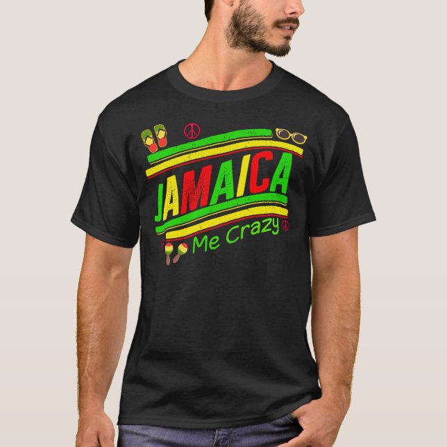 Camiseta Grupo de vacaciones de crucero loco de Jamaica Me  (Anverso)