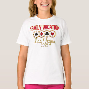 Camiseta Grupo de vacaciones de la familia Las Vegas con ca
