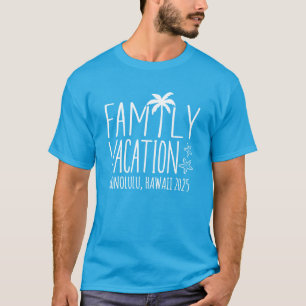 Camiseta Grupo de vacaciones de la familia personalizado