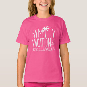 Camiseta Grupo de vacaciones de la familia personalizado