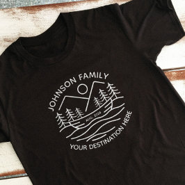 Camiseta Grupo de vacaciones de la familia personalizado La