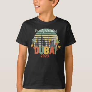 Camiseta Grupo de vacaciones de turistas de viajes de Dubái