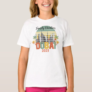 Camiseta Grupo de vacaciones de turistas de viajes de Dubái