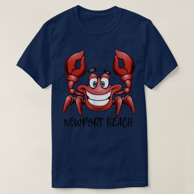 Camiseta Grupo de Vacaciones Familiares de Newport Beach Ca (Diseño del anverso)