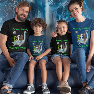Camiseta Grupo de vacaciones familiares Tee Bigfoot Unicorn