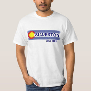 Camiseta Grupo de valores de la bandera de Silverton Colora