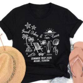 Camiseta Grupo de Viaje en Playa de Verano de Familia perso