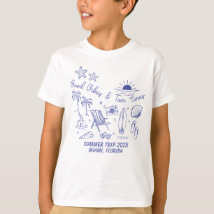 Camiseta Grupo de Viaje en Playa de Verano de Familia perso