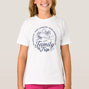 Camiseta Grupo de Viaje Familiar personalizado con vacacion