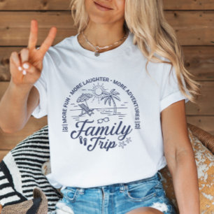 Camiseta Grupo de Viaje Familiar personalizado con vacacion