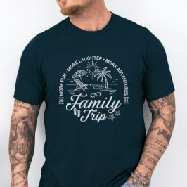 Camiseta Grupo de Viaje Familiar personalizado con vacacion