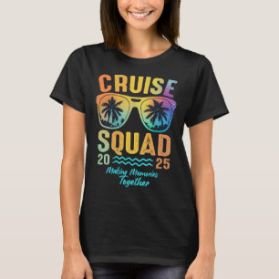 Camiseta Grupo de viajes de crucero familiar Squad 2025
